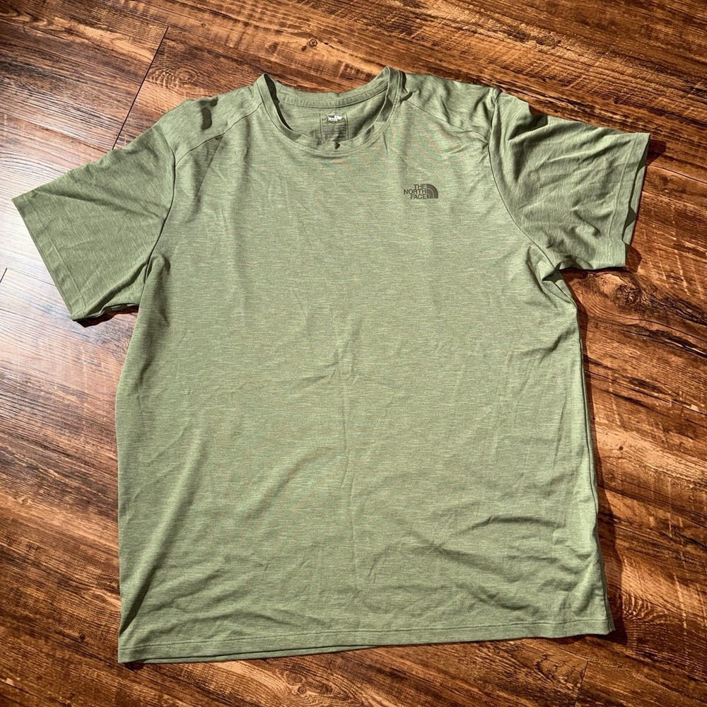 The North Face Green Flash Dry Short Sleeve Shirt Men's XL